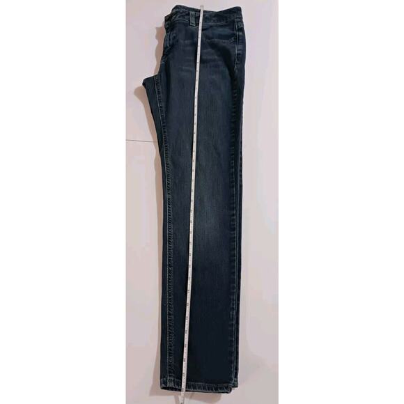Michael Kors Women's Blue Mid-Rise Skinny Jeans Size 8 - Picture 13 of 14